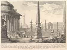 The ancient Capitol ascended by approximately one hundred steps . . . (Campidoglio ant..., ca. 1750. Creator: Giovanni Battista Piranesi