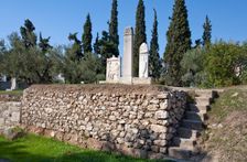 The ancient cemetery in Kerameikos, Athens, Greece. Creator: Samuel Magal