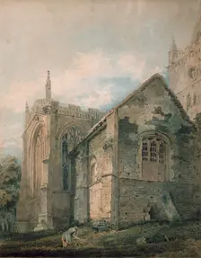 The Ancient Charnel House, Holy Trinity Church, Stratford-upon-Avon, 18th century. Artist: Thomas Girtin