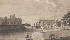 The Ancient Archiepiscopal Palace at Maidstone, from Edward Hasted's, The History and Topo..., 1782. Creator: Richard Bernard Godfrey