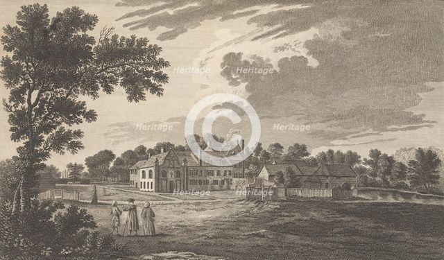 The Ancient Episcopal Palace of Bromley, belonging to the See of Rochester, 1777-1790. Creator: John Bayly.