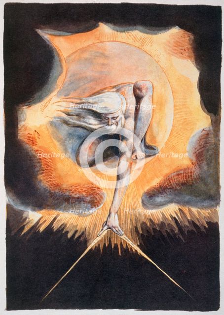 'The Ancient of Days', 1793. Creator: William Blake.