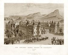 The Ancient Royal Palace of Holyrood. Edinburgh mid 19th century