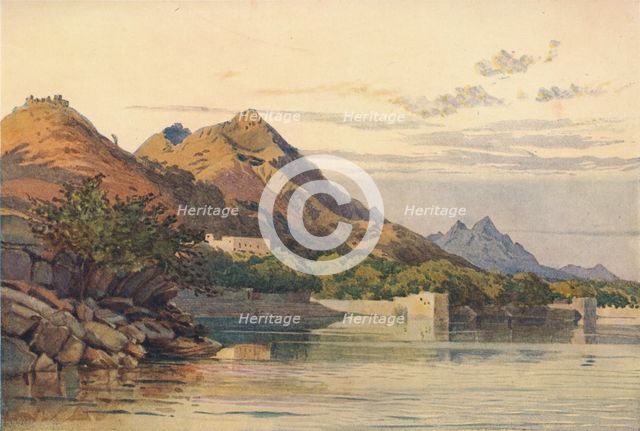 'The Ana Sagar, Ajmere', c1880 (1905). Creator: Alexander Henry Hallam Murray.