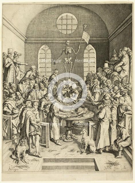 The Anatomical Lesson of Professor Pauw, 1615. Creator: Andries Stock.