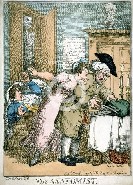 'The Anatomist', 1811. Artist: Thomas Rowlandson