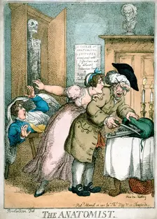 The Anatomist 1811. Creator: Thomas Rowlandson