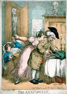 The Anatomist 1811. Creator: Thomas Rowlandson