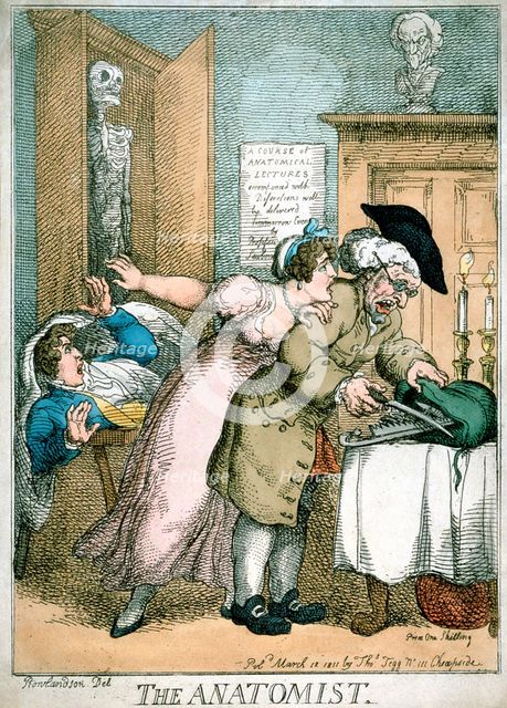 'The Anatomist', 1811. Creator: Thomas Rowlandson.