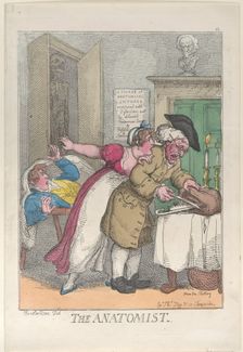 The Anatomist, March 12, 1811., March 12, 1811. Creator: Thomas Rowlandson