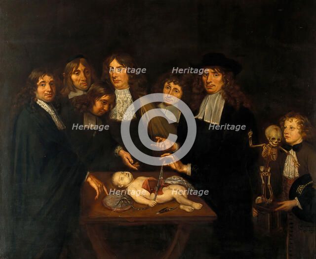 The anatomy of Dr Frederick Ruysch, 1909-1910. Creator: Jan van Neck.