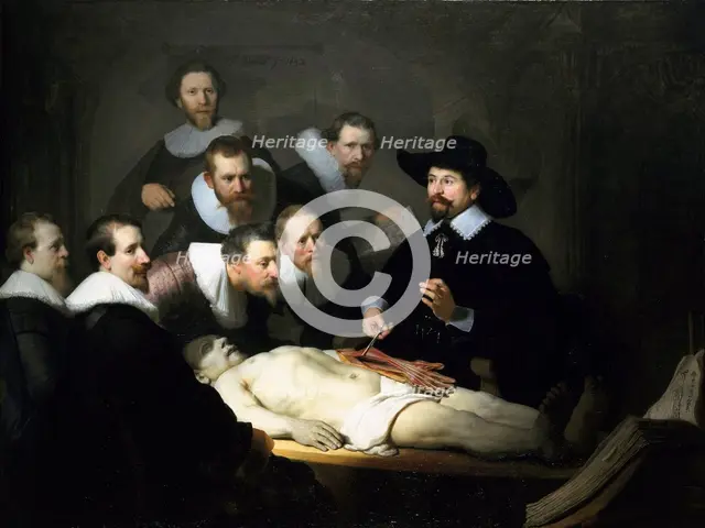 'The Anatomy Lesson of Dr Nicolaes Tulp', 1632.  Artist: Rembrandt Harmensz van Rijn    