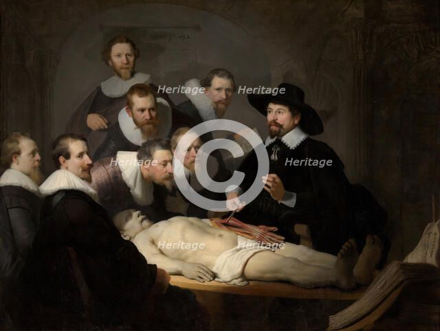 The Anatomy Lesson of Dr Nicolaes Tulp, c1660. Creator: Rembrandt Harmensz van Rijn.