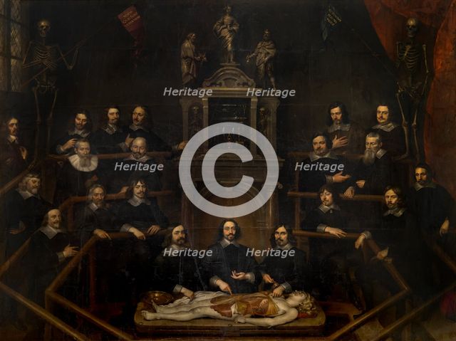 The Anatomy Lesson of Dr. Joannes van Buyten, c1648. Creator: Frans Denys.