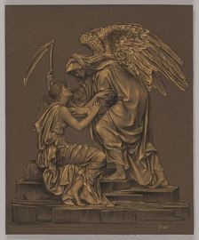 The Angel of Death, 1885. Creator: Mary Evelyn de Morgan