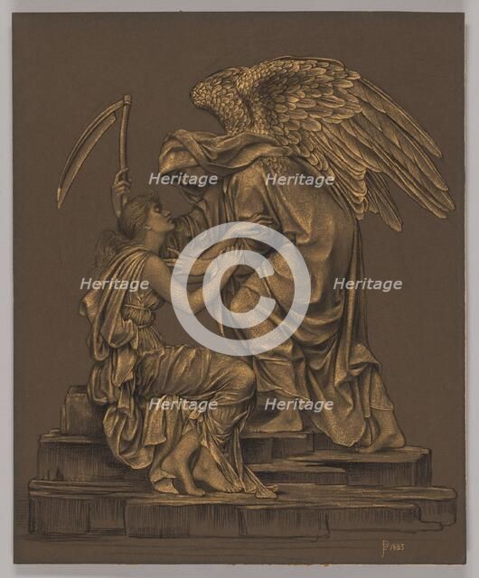 The Angel of Death, 1885. Creator: Mary Evelyn de Morgan.