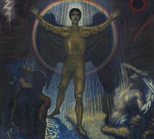 The angel of judgment, c1922. Creator: Stuck; Franz; Ritter von (1863-1928)