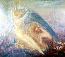 The Angel of Splendours 1894. Creator: Jean Delville