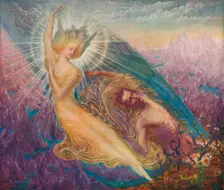 The Angel of Splendours c1894, (1911). Artist: Jean Delville