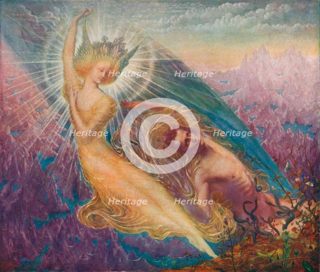 'The Angel of Splendours', c1894, (1911). Artist: Jean Delville.