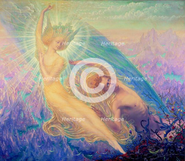 The Angel of Splendor, 1894. Creator: Delville, Jean (1867-1953).