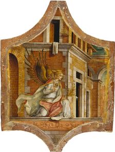The Angel of the Annunciation, 1482. Creator: Carlo Crivelli