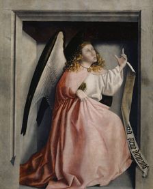 The Angel of the Annunciation, 1435. Creator: Konrad Witz