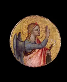 The Angel of the Annunciation, 14th century. Artist: Andrea di Cione
