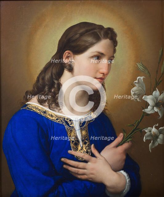 The Angel of the Annunciation, 1824. Creator: Hayez, Francesco (1791-1882).