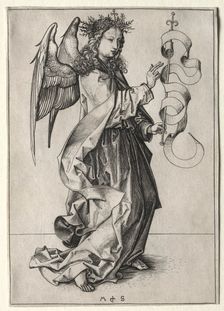 The Angel of the Annunciation . Creator: Martin Schongauer (German, c.1450-1491)