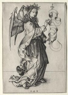 The Angel of the Annunciation . Creator: Martin Schongauer (German, c.1450-1491)