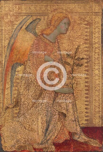 The Angel of the Annunciation, c. 1330. Creator: Simone Martini.