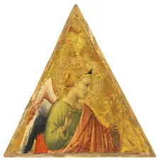 The Angel of the Annunciation, c1390. Creator: Lorenzo di Niccolò (active 1391-1414)
