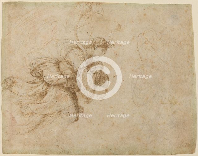 The Angel of the Annunciation [recto], 1500/1504. Creator: Fra Bartolomeo.