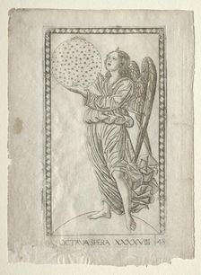 The Angel of the Eighth Sphere (from the Tarocchi, series A..., before 1467. Creator: Master of the E-Series Tarocchi (Italian, 15th century)