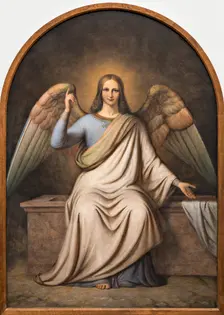 The Angel at the Tomb of Christ, 1846. Creator: Johan Ludvig Gebhard Lund