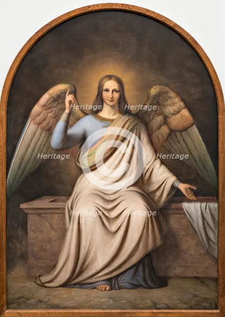 The Angel at the Tomb of Christ, 1846. Creator: Johan Ludvig Gebhard Lund.