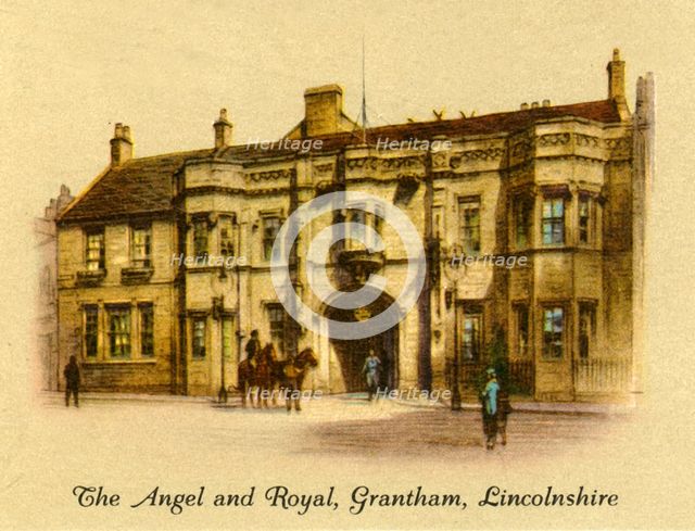 'The Angel and Royal, Grantham, Lincolnshire', 1936. Creator: Unknown.