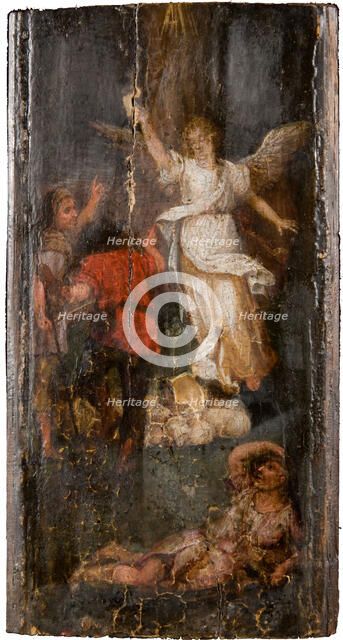 The Angel Appearing To The Shepherds, 1500-1600. Creator: Unknown.