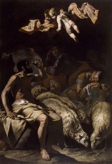 The Angel Appearing to the Shepherds, 1600-50. Creator: Master of the Annunciation to the Shepherds
