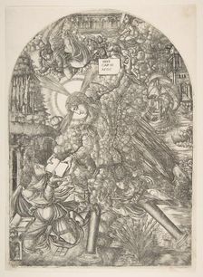 The Angel Gives Saint John the Book to Eat, from the Apocalypse.n.d. Creator: Jean Duvet