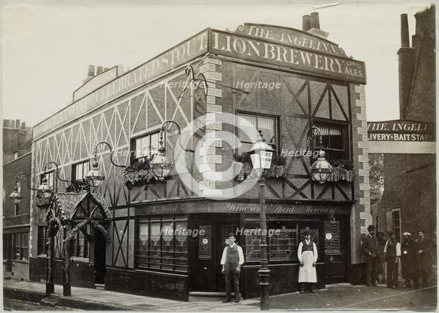 The Angel Inn, Highgate, London, 1882. Artist: Unknown.