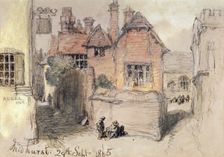 The Angel Inn, Midhurst 1865. Artist: Sir John Gilbert