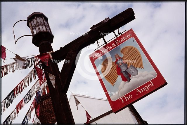 The Angel Public House, Load Street, Bewdley, Wyre Forest, Worcestershire, 1977. Creator: Dorothy Chapman.