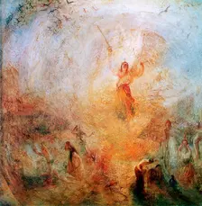 The Angel Standing in the Sun 1846. Artist: JMW Turner