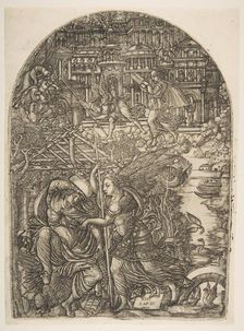 The Angel shows Saint John the New Jerusalem, from the Apocalypse.n.d. Creator: Jean Duvet