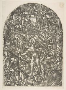 The Angel sounding the Sixth Trumpet, from the Apocalypse.n.d. Creator: Jean Duvet