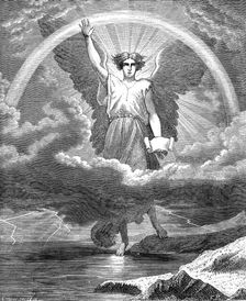 The Angel with the Book, Bible Revelation 10:1-6, 1860