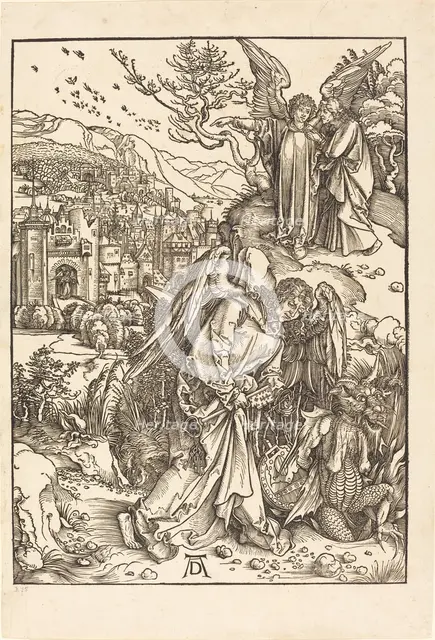 The Angel with the Key to the Bottomless Pit, 1498. Creator: Albrecht Durer.