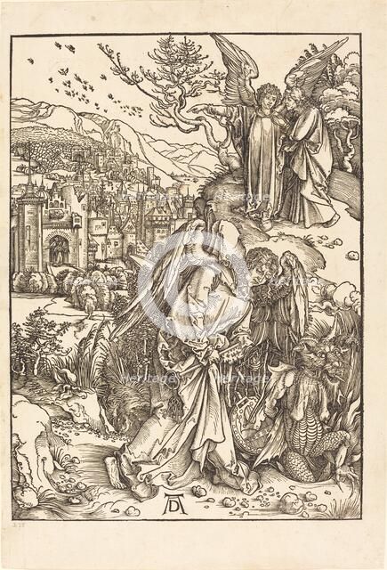 The Angel with the Key to the Bottomless Pit, 1498. Creator: Albrecht Durer.